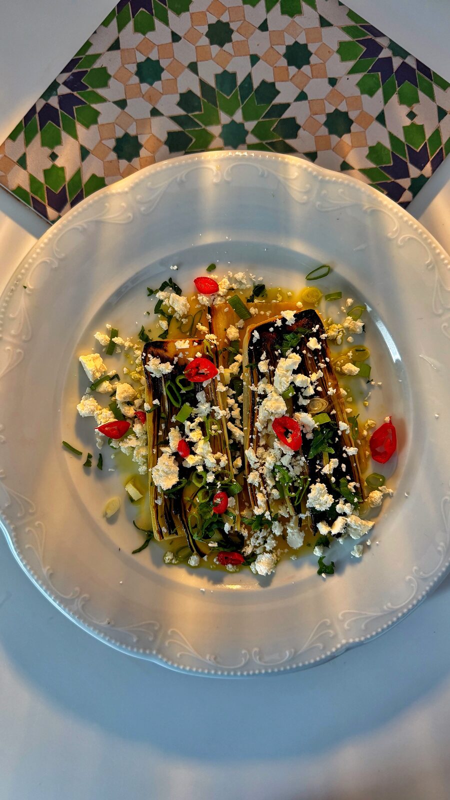 Chef Henrique a preparar uma experiência gastronómica
