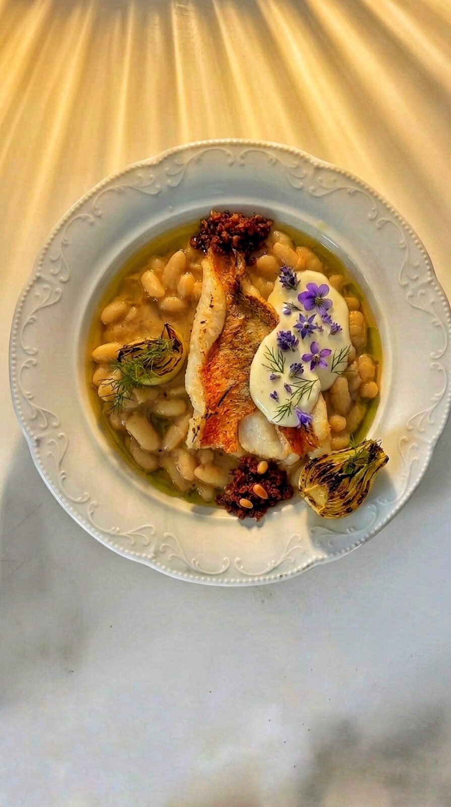 Chef Henrique a preparar uma experiência gastronómica