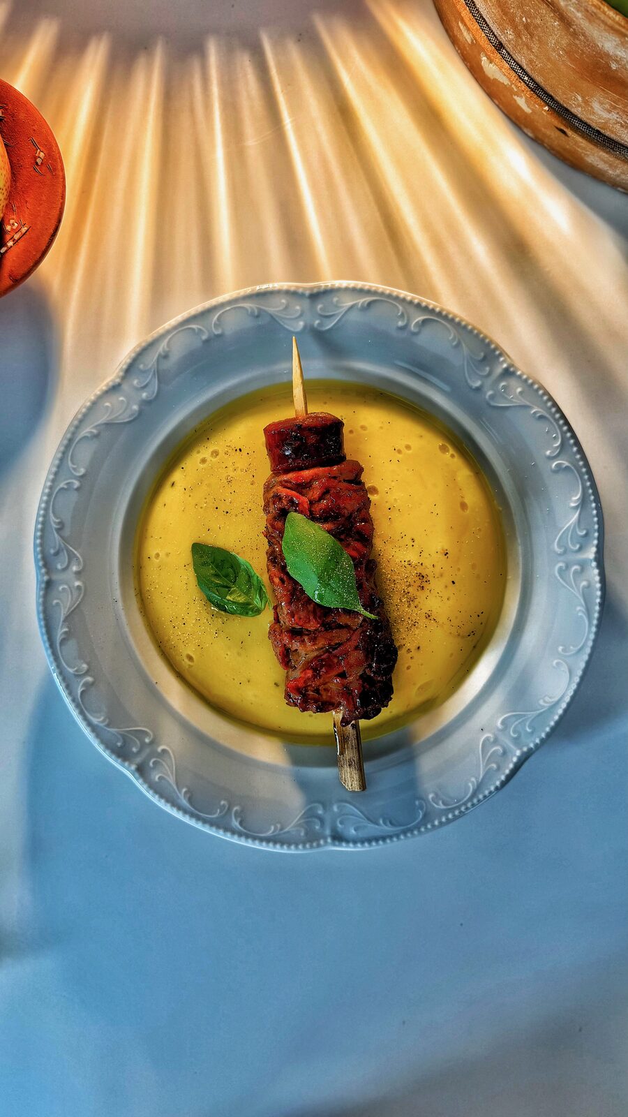 Chef Henrique a preparar uma experiência gastronómica